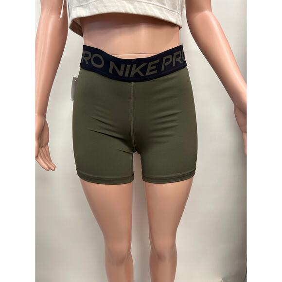 Nike Pro Shorts - Olive - Picture 1 of 5